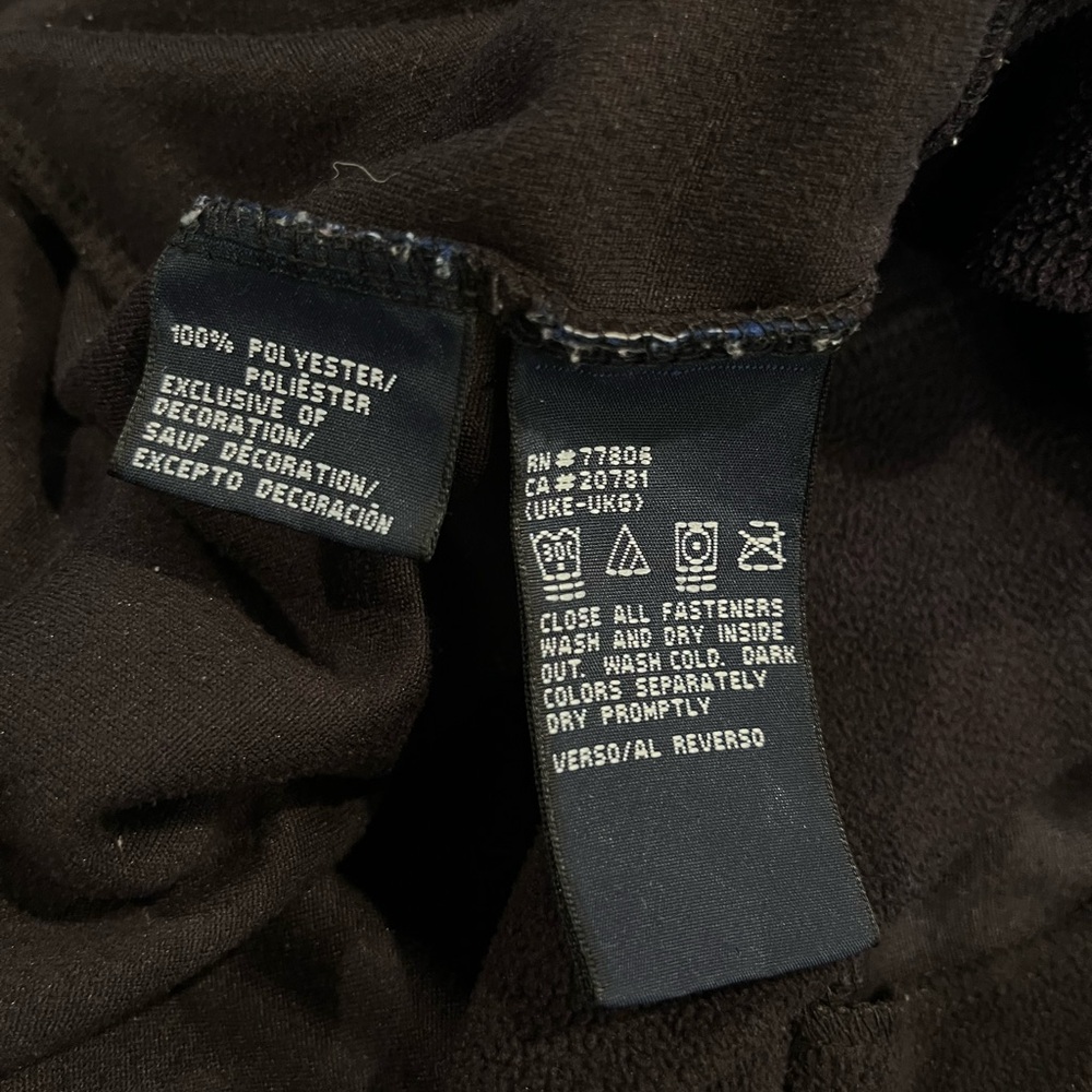 Tommy Hilfiger Vintage Y2K Black Zip-Up Hoodie Sweater - Picture 10 of 11